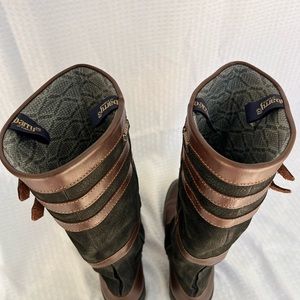 Dubarry of Ireland Gore-Tex Longford Country Black/Brown boots. Size EU 41